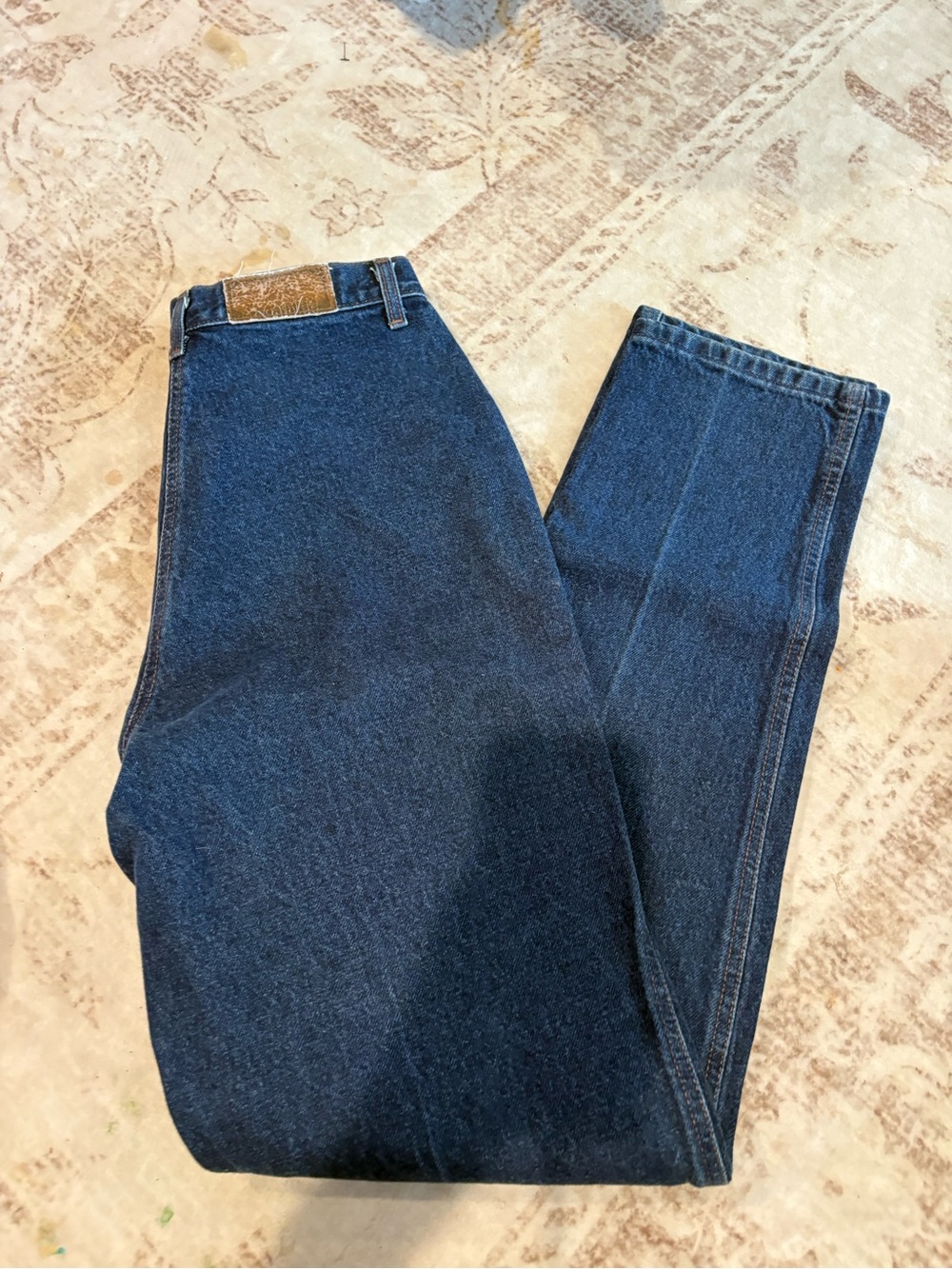 Rockies Women's Straight Leg Jeans in Dark Blue Denim